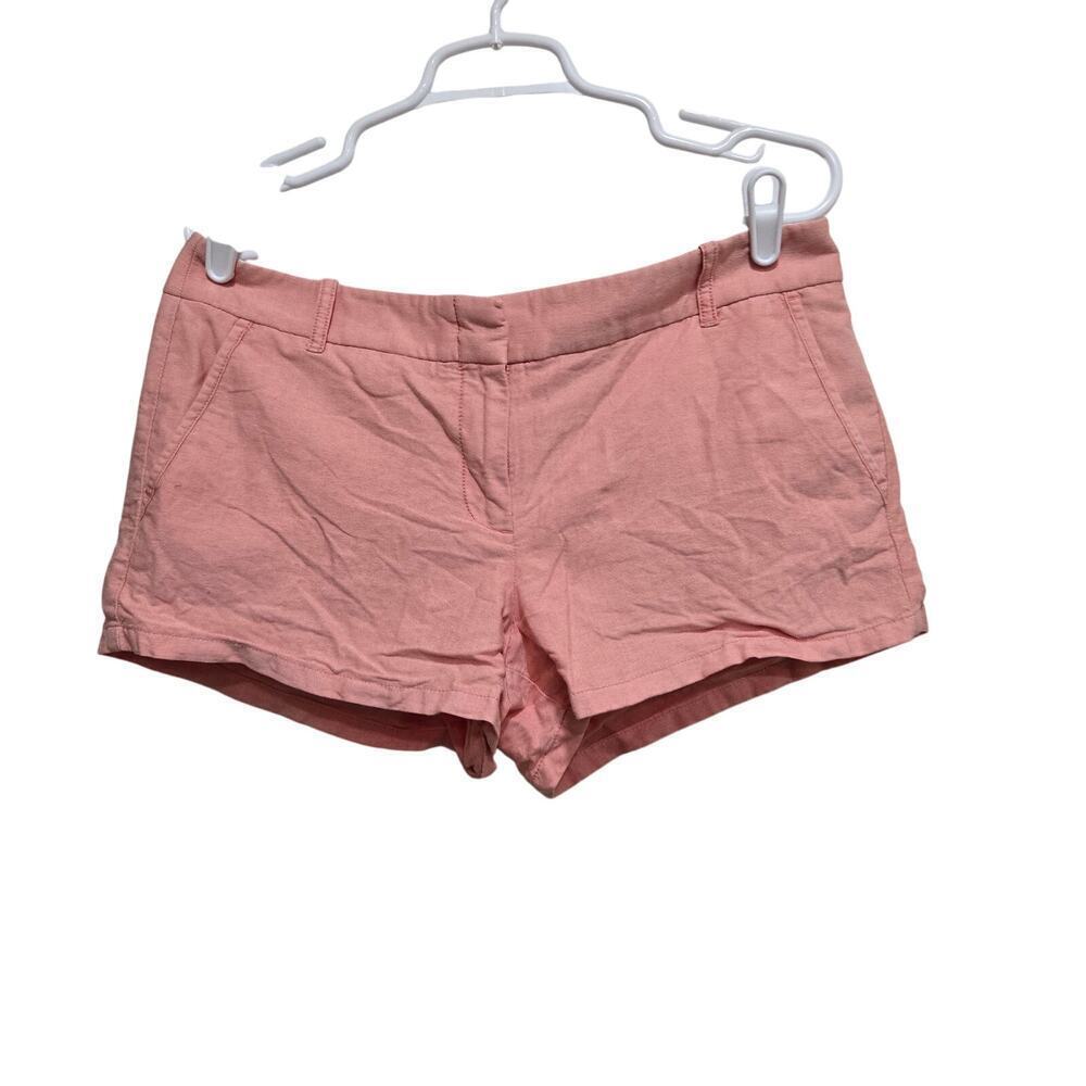 J.Crew Factory Pink Oxford Chino 3" Shorts Women's Size 10 Preppy